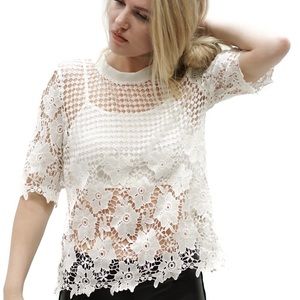 Lace Trim Top
